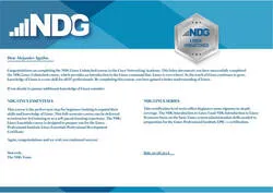 Certificado de NDG Linux Essentials