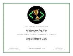 Certificado de Arquitectura CSS