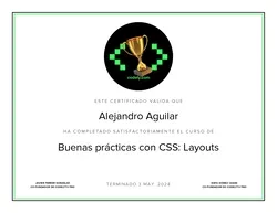 Certificado de Buenas prácticas con CSS: Layouts