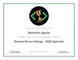 Certificado de Domain-Driven Design - DDD Aplicado