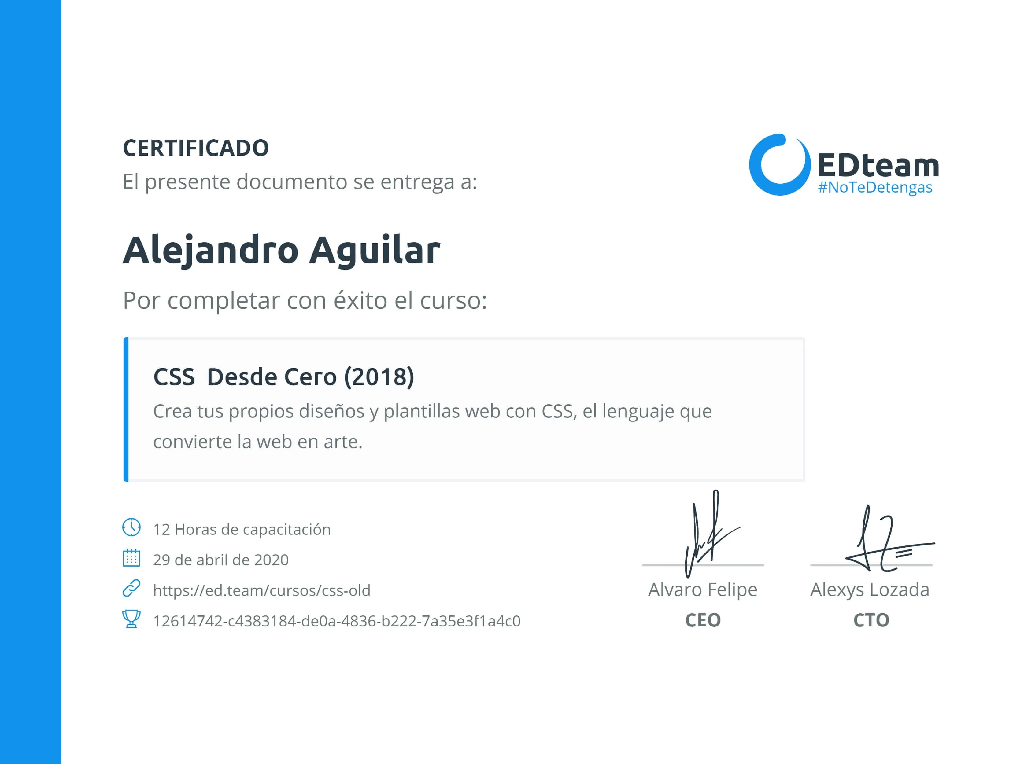 Certificado de CSS desde cero