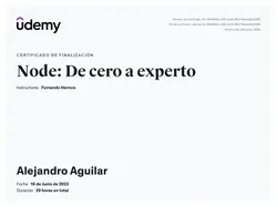 Certificado de Node: De cero a experto